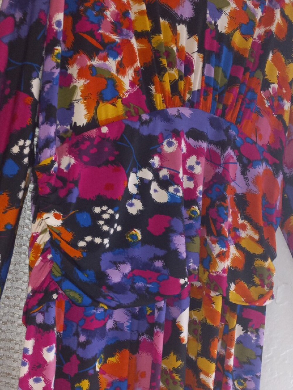 ASHRO Plus Size Multi-Color Mini Dress - Picture 2 of 4